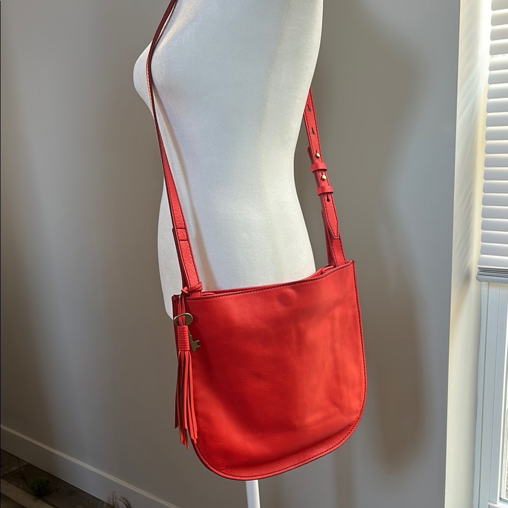 Fossil NWOT Red Crossbody Bag